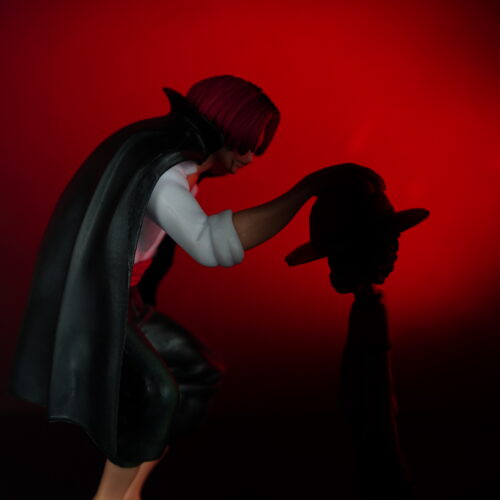 One Piece Luffy and Shanks 19cm