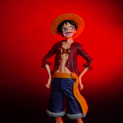 Luffy 3 face action figure